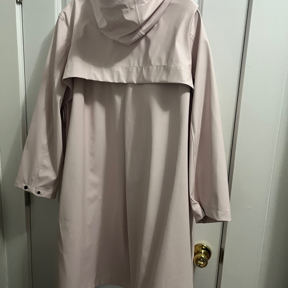 Lands' End Women's Light Pink Trench Coat - Picture 4 of 4